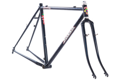NEW Old Stock Salsa La Cruz 52cm Dark Blue Steel Cyclocross Gravel All-Road Frameset made in USA Ritchey Dropouts Chris King GripNut