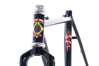 NEW Old Stock Salsa La Cruz 52cm Dark Blue Steel Cyclocross Gravel All-Road Frameset made in USA Ritchey Dropouts Chris King GripNut