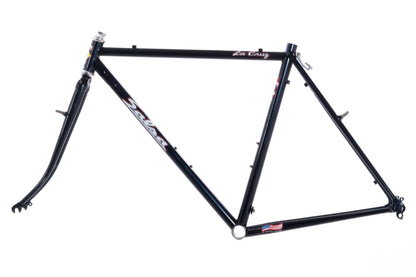 NEW Old Stock Salsa La Cruz 52cm Dark Blue Steel Cyclocross Gravel All-Road Frameset made in USA Ritchey Dropouts Chris King GripNut