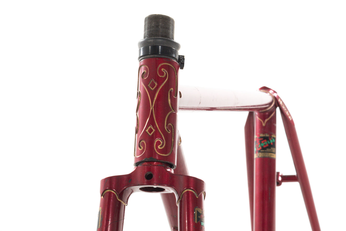 USED Vintage Mercian Derby 52cm Lugged Steel Road Frame/Fork Burgundy Reynolds 531