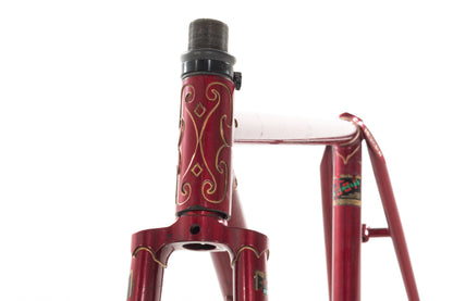 USED Vintage Mercian Derby 52cm Lugged Steel Road Frame/Fork Burgundy Reynolds 531