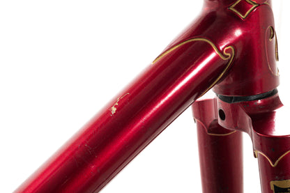 USED Vintage Mercian Derby 52cm Lugged Steel Road Frame/Fork Burgundy Reynolds 531