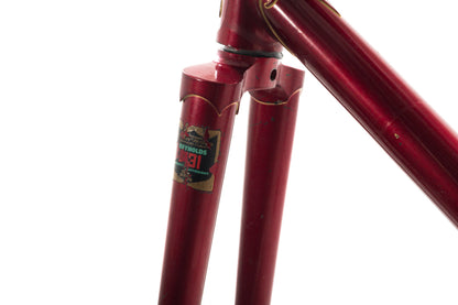 USED Vintage Mercian Derby 52cm Lugged Steel Road Frame/Fork Burgundy Reynolds 531
