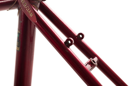 USED Vintage Mercian Derby 52cm Lugged Steel Road Frame/Fork Burgundy Reynolds 531