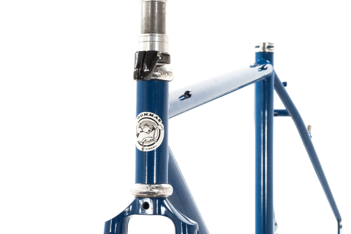 USED Gunnar Street Dog 52cm Steel Track/Single Speed Frame/Fork w/ Chris King Silver Threadless Headset