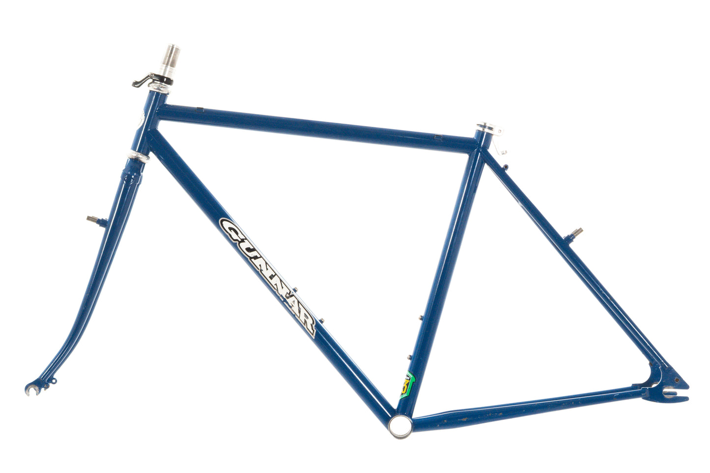 USED Gunnar Street Dog 52cm Steel Track/Single Speed Frame/Fork w/ Chris King Silver Threadless Headset