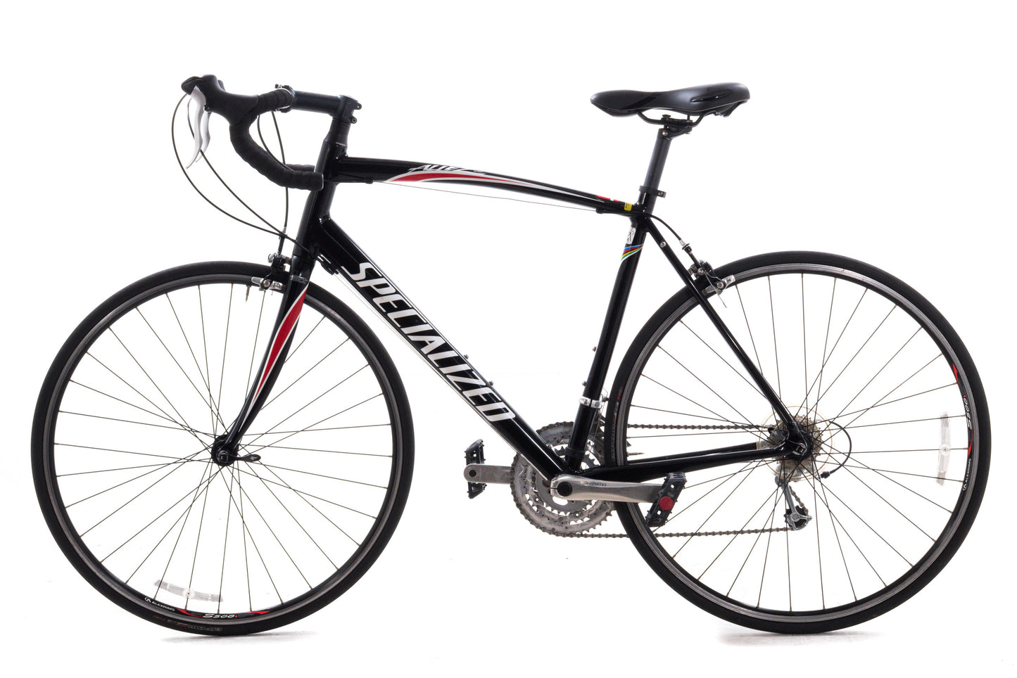 USED Specialized Allez Triple 58cm Aluminum Road Bike Shimano Sora/Tiagra 3x9 Speed Black/Red