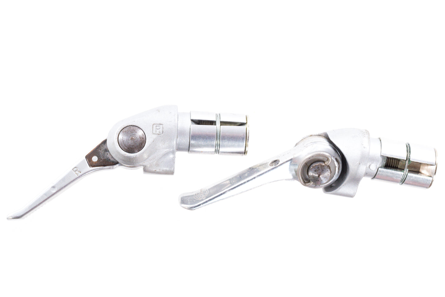 USED Rivendell / Dia-Compe Silver 1 Friction Bar End Shifter Set