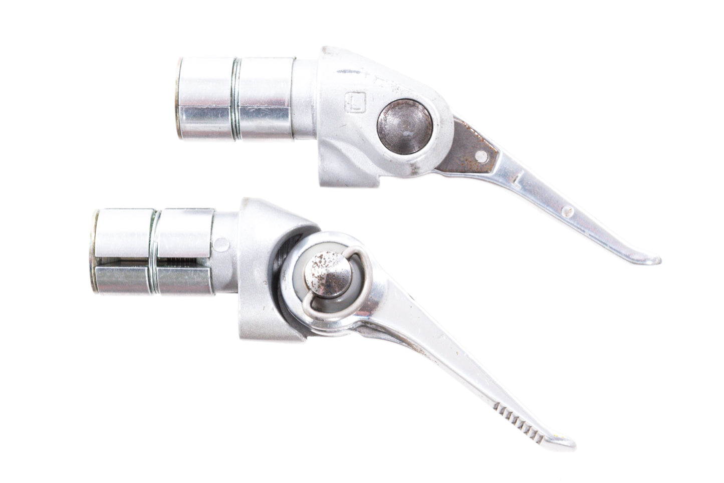 USED Rivendell / Dia-Compe Silver 1 Friction Bar End Shifter Set