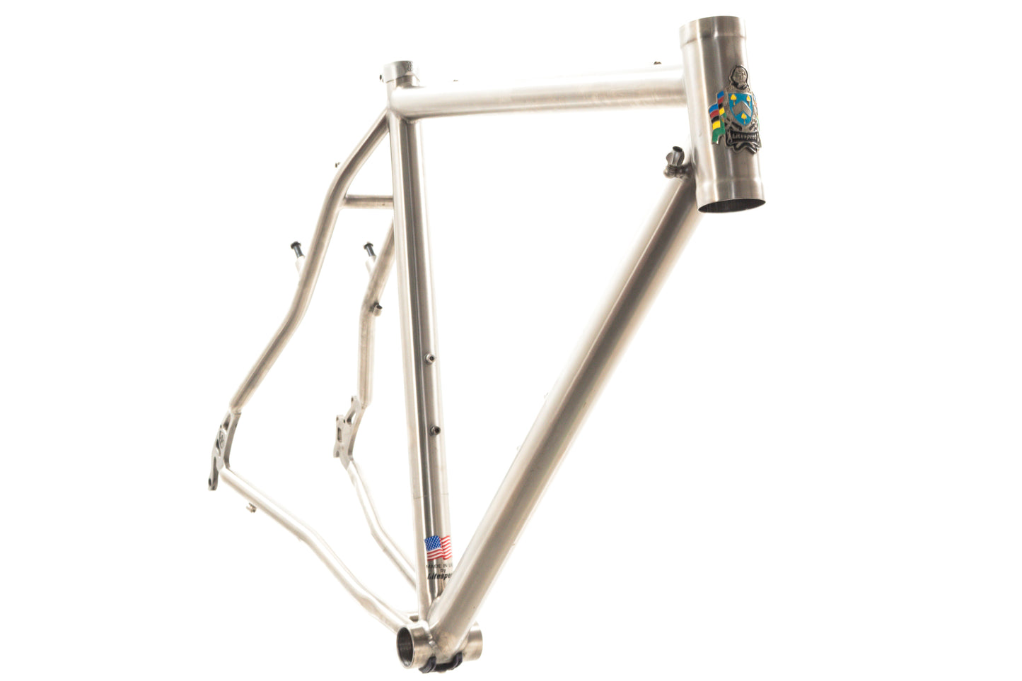 USED Litespeed Small Titanium Cyclocross Gravel Frame Cantilever/V-/Disc Brake QR