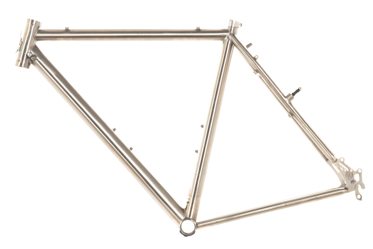 USED Litespeed Small Titanium Cyclocross Gravel Frame Cantilever/V-/Disc Brake QR