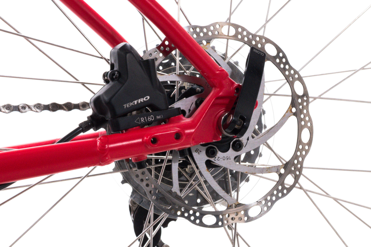 USED Trek FX2 Step-Thru Medium 3x9 Speed Hybrid/Fitness Bike Red