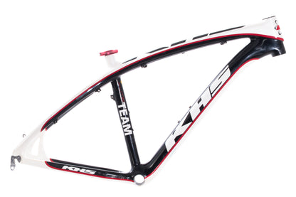USED KHS Alite Team Medium Carbon Hardtail Mountain Bike Frame 26" wheel Black/White/Red