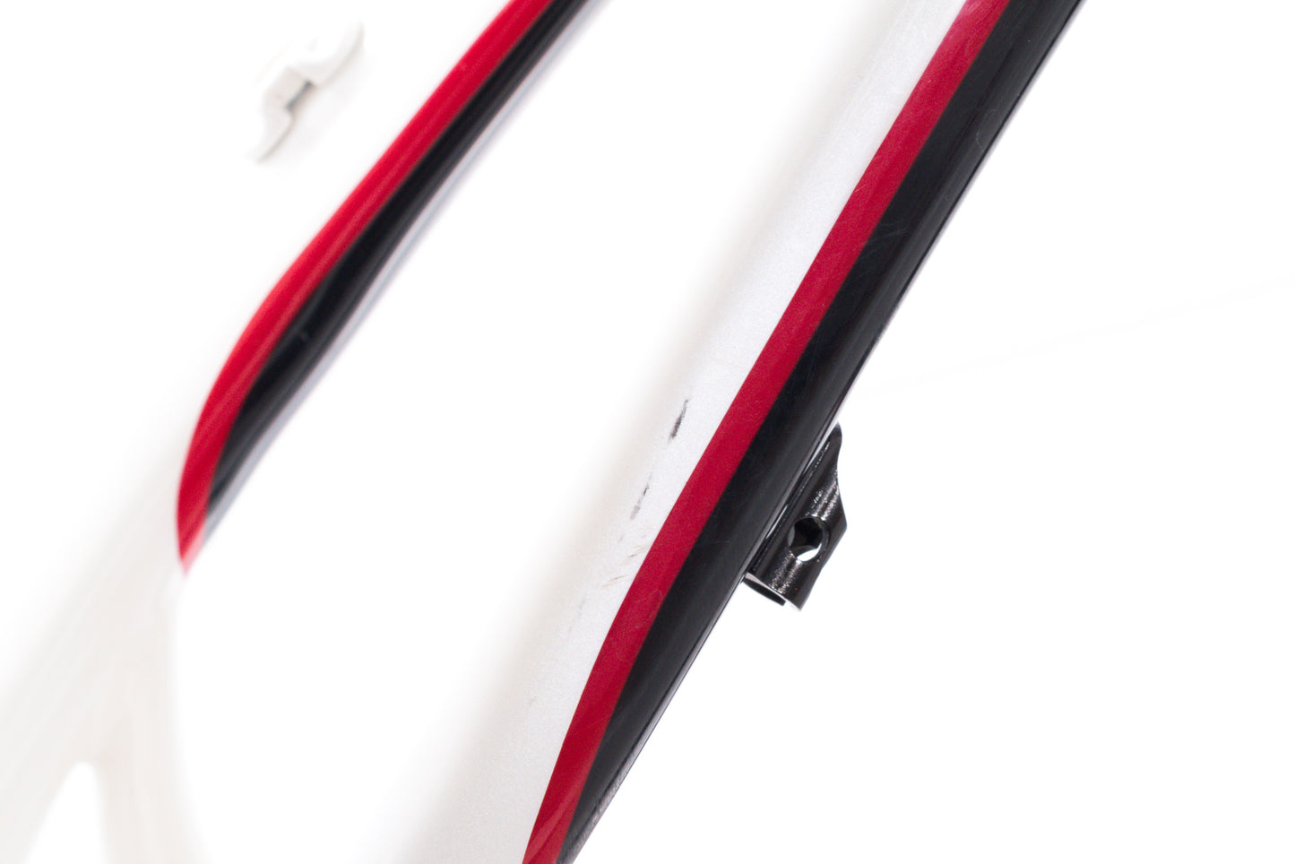 USED KHS Alite Team Medium Carbon Hardtail Mountain Bike Frame 26" wheel Black/White/Red