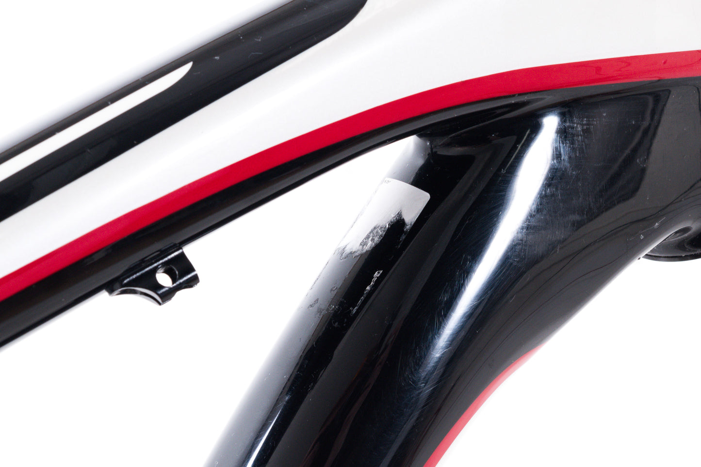 USED KHS Alite Team Medium Carbon Hardtail Mountain Bike Frame 26" wheel Black/White/Red