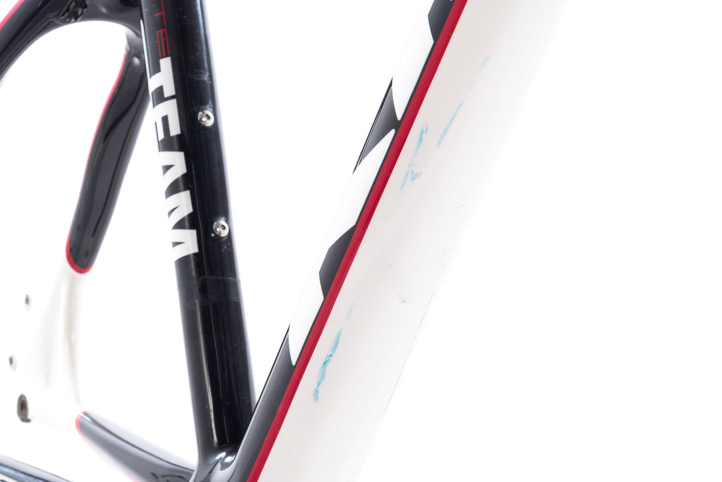 USED KHS Alite Team Medium Carbon Hardtail Mountain Bike Frame 26" wheel Black/White/Red