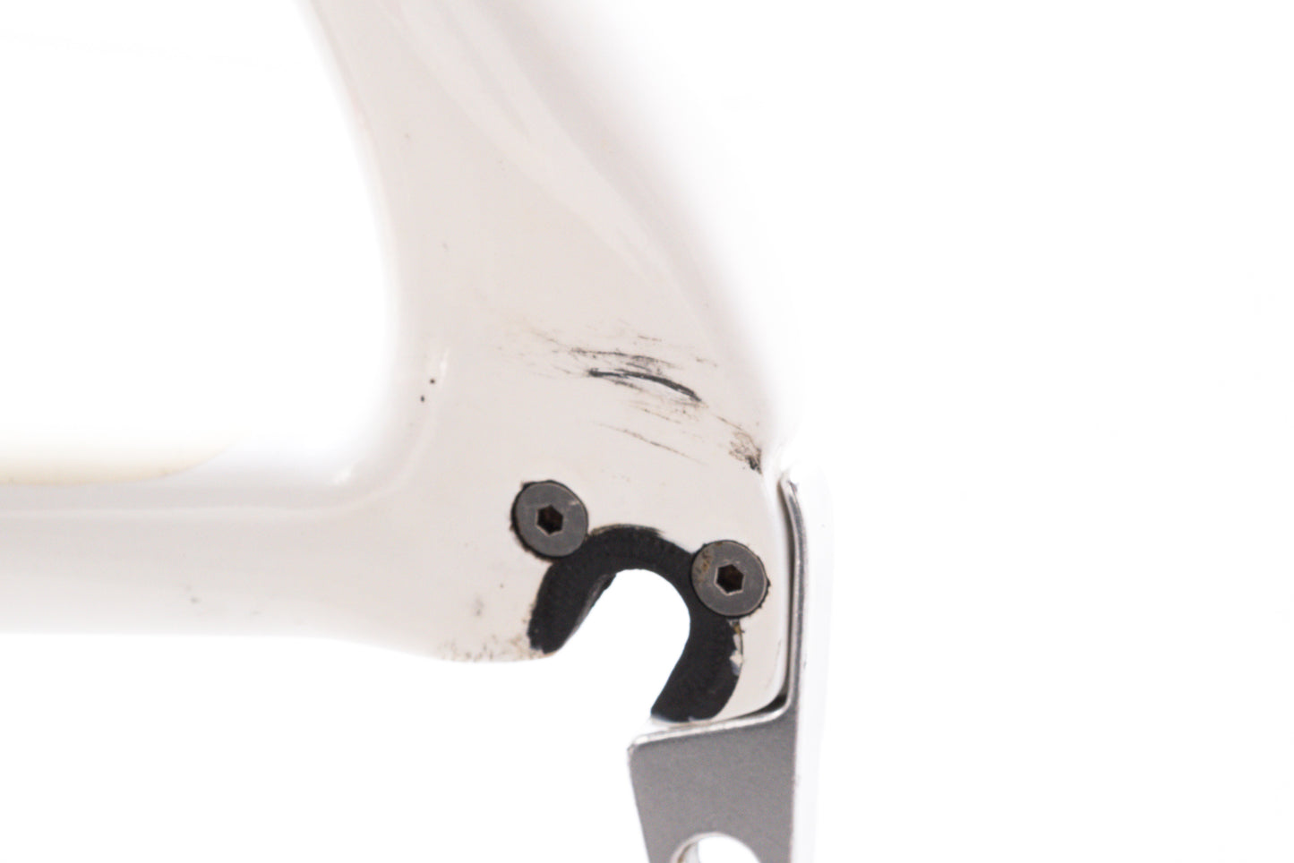 USED KHS Alite Team Medium Carbon Hardtail Mountain Bike Frame 26" wheel Black/White/Red