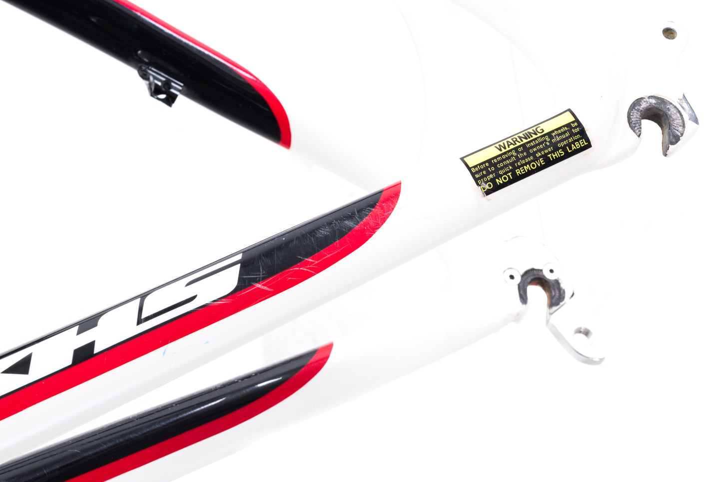 USED KHS Alite Team Medium Carbon Hardtail Mountain Bike Frame 26" wheel Black/White/Red