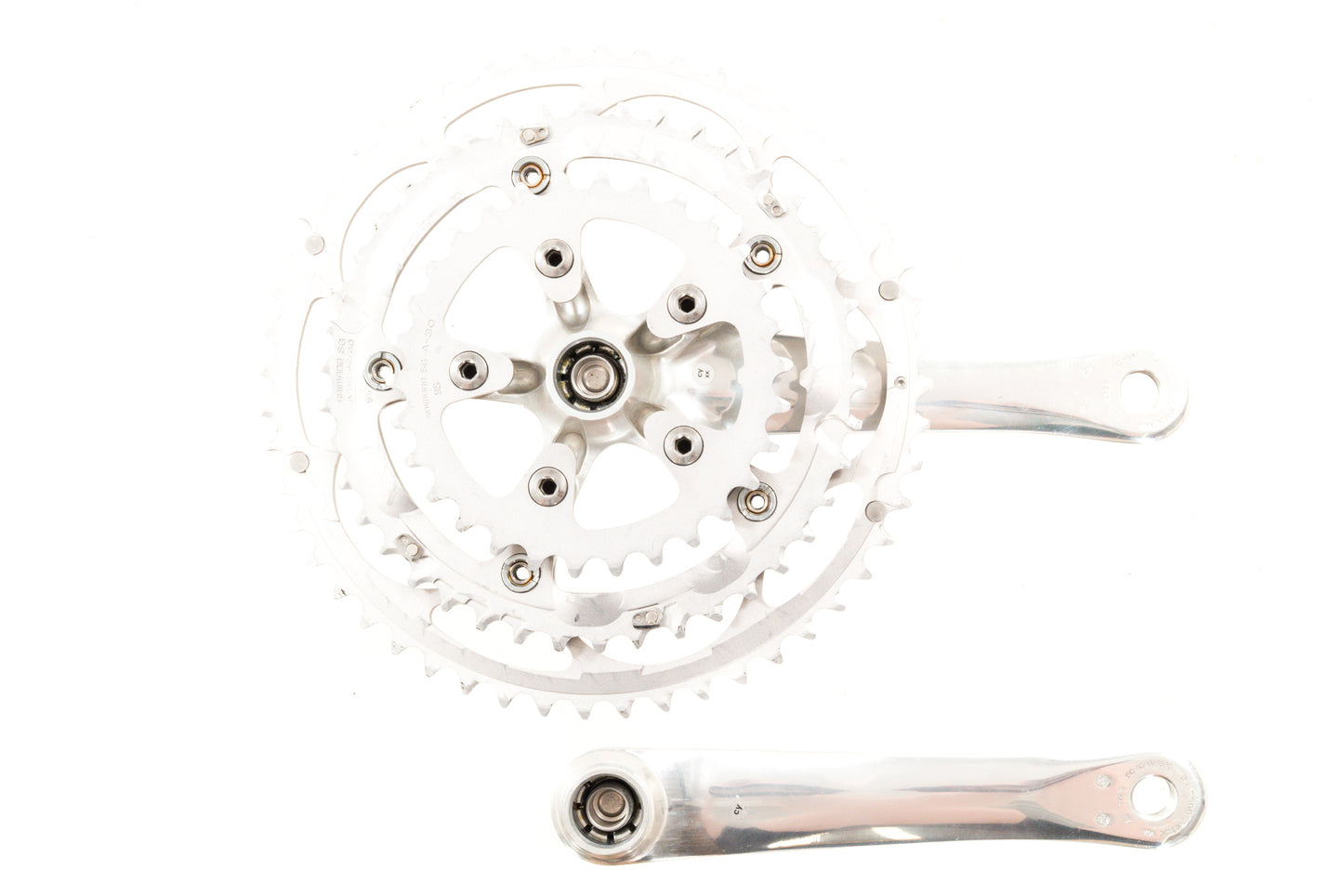 USED Shimano Ultegra 6500/6503 3x9 speed Triple Groupset 172.5mm Crank, Shifters, Derailleurs, Cassette Silver