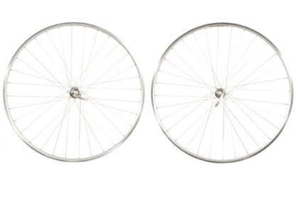 USED Mavic 700C Clincher Road Wheelset w/ Shimano 6500 Hubs Silver