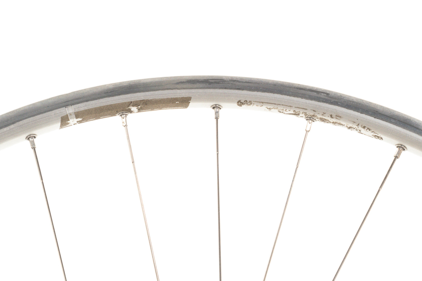 USED Mavic 700C Clincher Road Wheelset w/ Shimano 6500 Hubs Silver