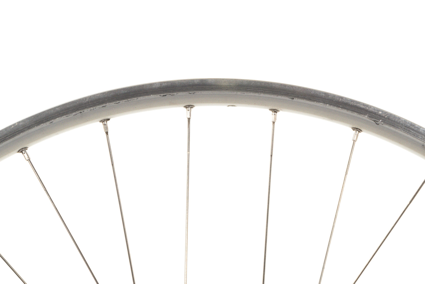 USED Mavic 700C Clincher Road Wheelset w/ Shimano 6500 Hubs Silver