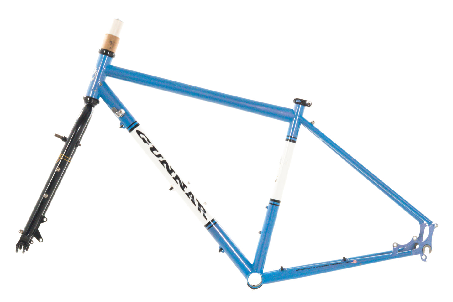 USED Guannar Grand Tour Disc 48cm Steel Frameset w/ Kona Project 2 Fork, Made in USA
