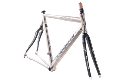USED 2005 Litespeed Ultimate 55cm Titanium/Carbon Road Bike Frame Rim Brake Quick Release