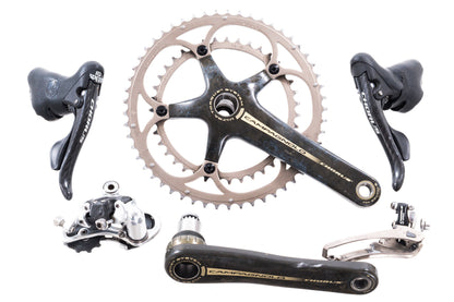 USED Campagnolo Chorus 2x10 speed Road Groupset Shifters, Derailleurs, 170mm 53/39T Crankset