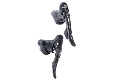 USED Campagnolo Chorus 2x10 speed Road Groupset Shifters, Derailleurs, 170mm 53/39T Crankset