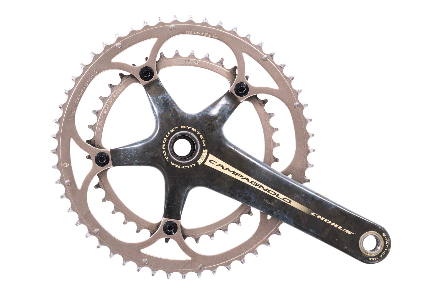 USED Campagnolo Chorus 2x10 speed Road Groupset Shifters, Derailleurs, 170mm 53/39T Crankset