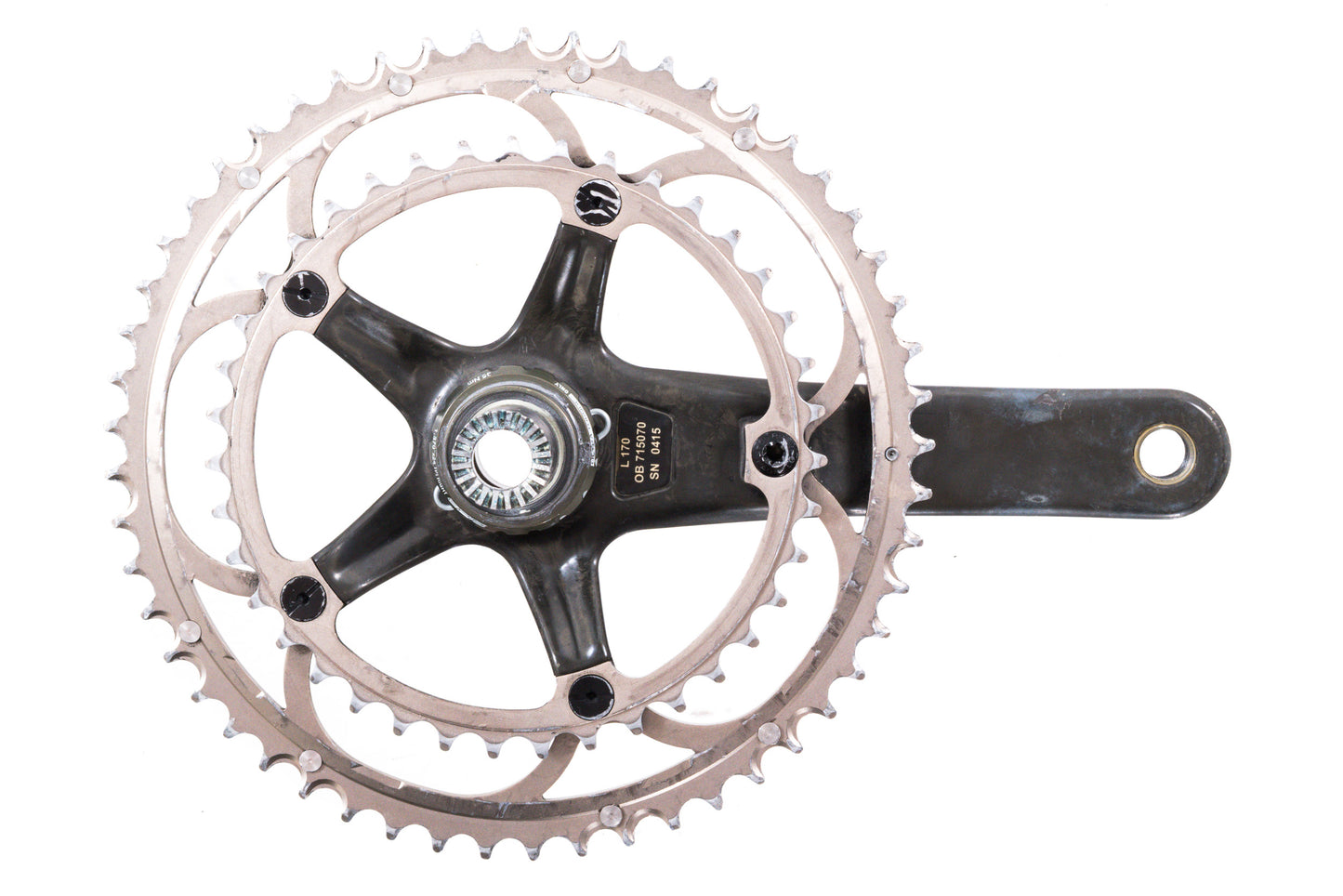 USED Campagnolo Chorus 2x10 speed Road Groupset Shifters, Derailleurs, 170mm 53/39T Crankset