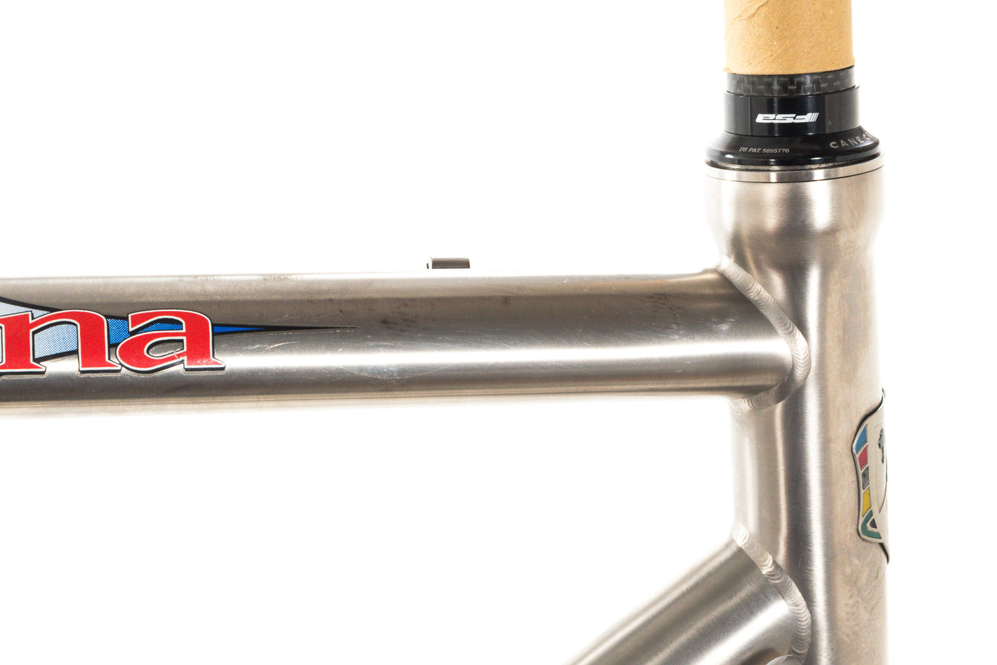 USED Litespeed Siena Titanium/Carbon Large Road Bike Frameset Rim Brake with Campagnolo Carbon 2x11 Crankset