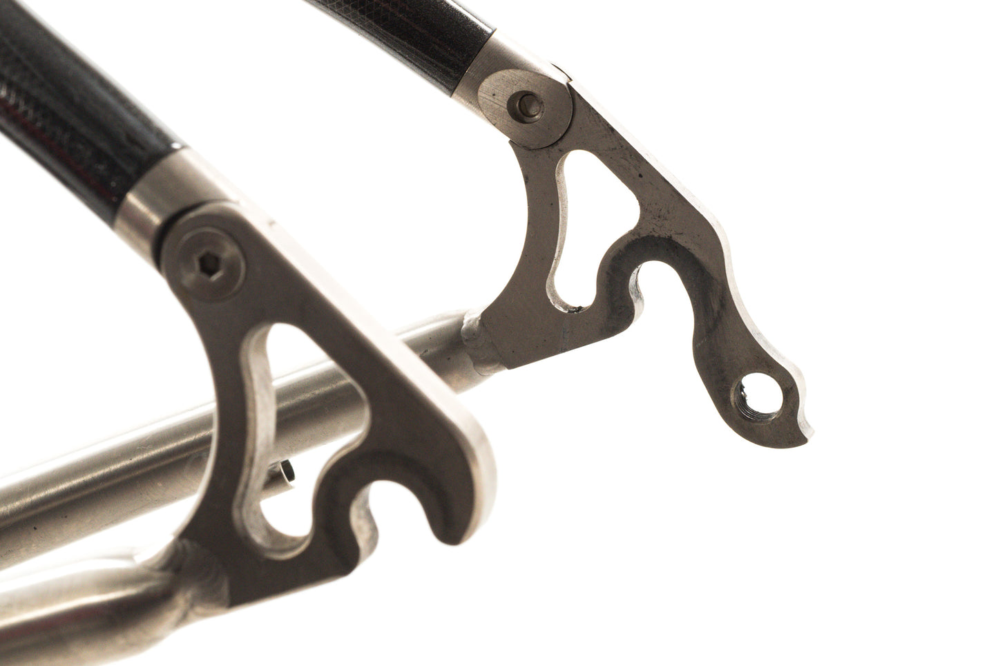 USED Litespeed Siena Titanium/Carbon Large Road Bike Frameset Rim Brake with Campagnolo Carbon 2x11 Crankset