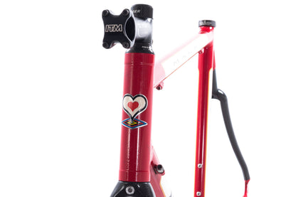 USED De Rosa Marco 58cm Road Bike Frameset Alloy Red Italian BB