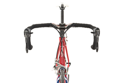 USED 2005 Eddy Merckx 59cm Team SC Scandium Road Bike Campagnolo Record 2x10 speed Red/White/Blue