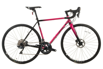 USED All-City Zig Zag Ultegra Sour Cherry Seltzer Steel Road Bike 49cm 2x11 speed Carbon Fork