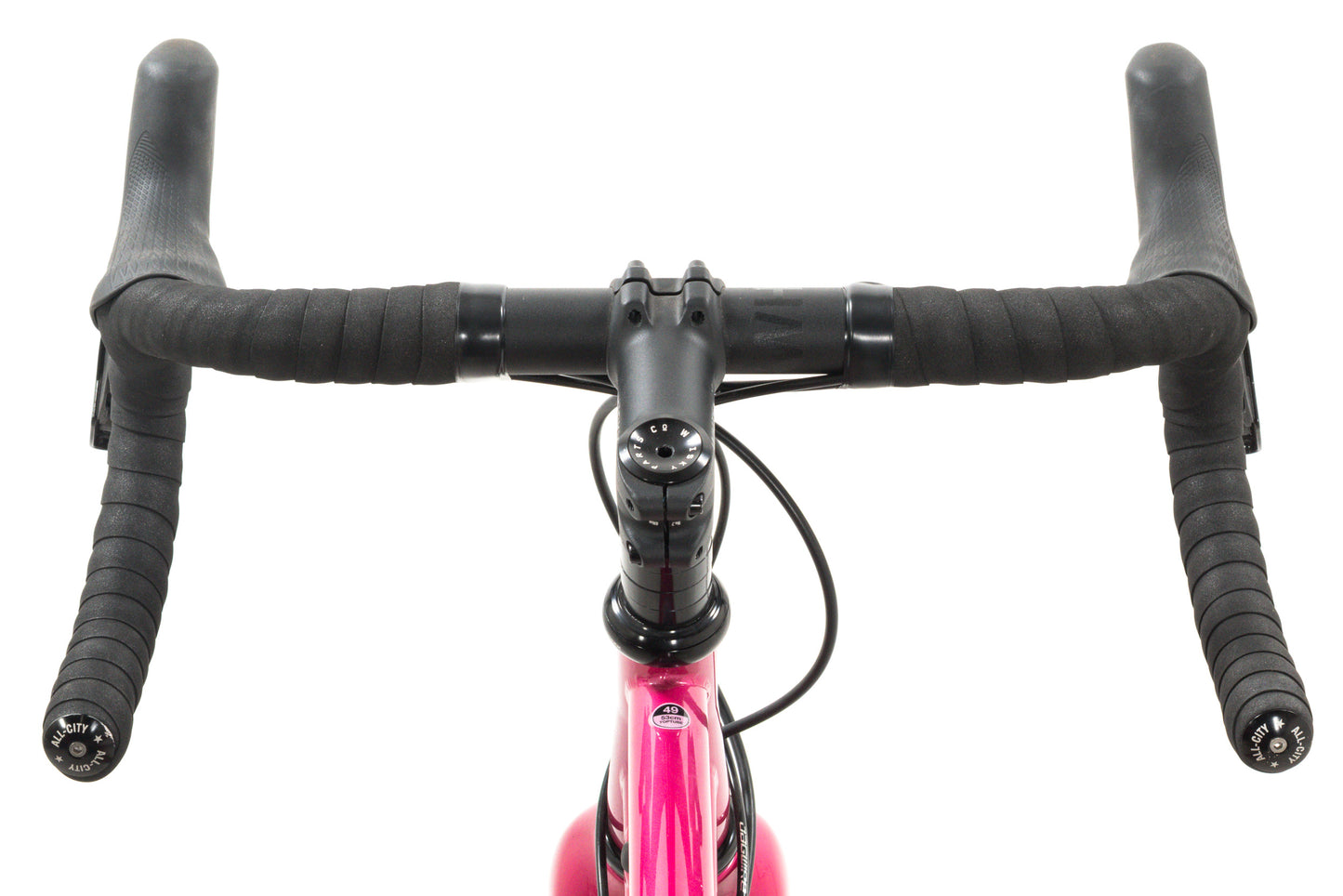 USED All-City Zig Zag Ultegra Sour Cherry Seltzer Steel Road Bike 49cm 2x11 speed Carbon Fork