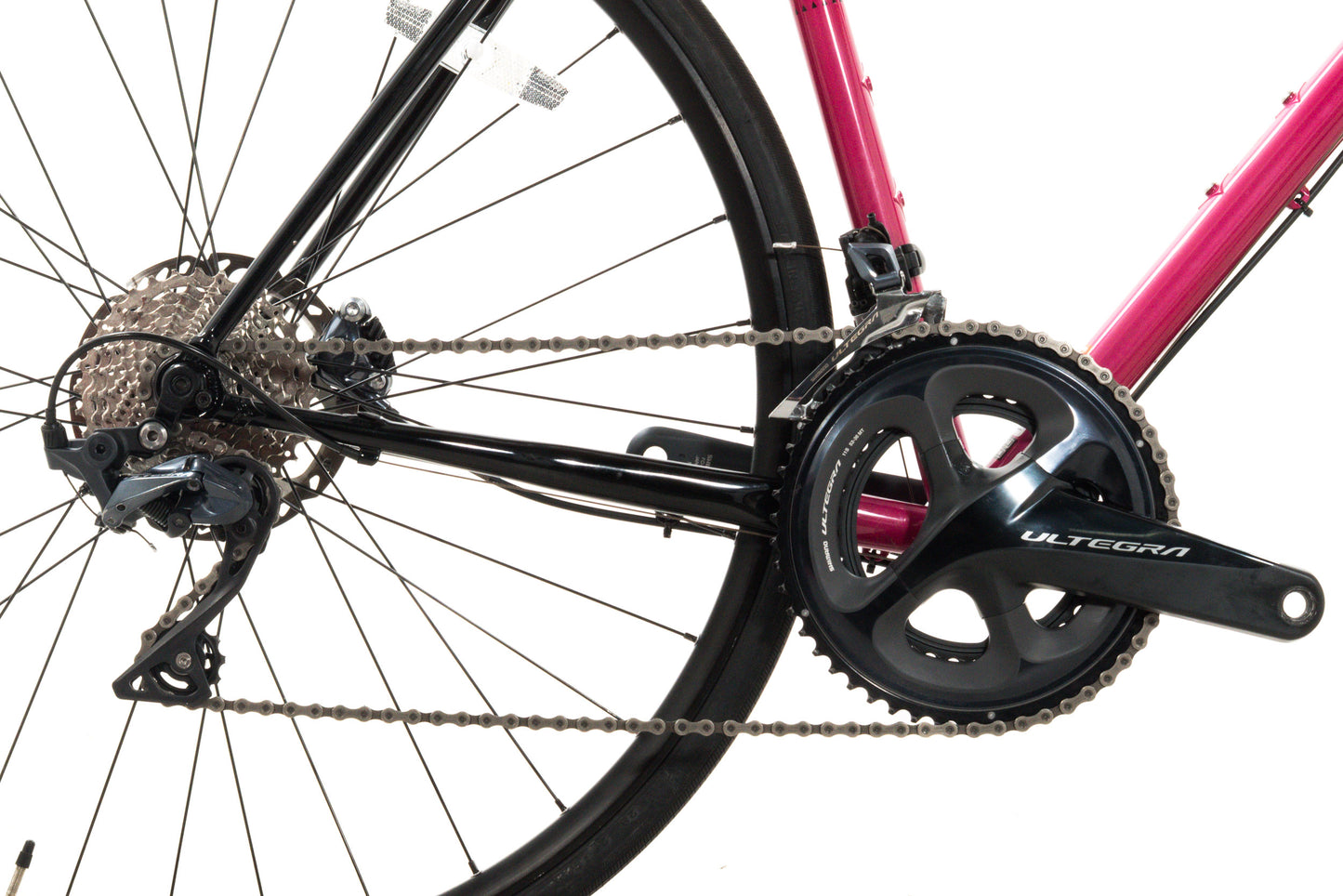 USED All-City Zig Zag Ultegra Sour Cherry Seltzer Steel Road Bike 49cm 2x11 speed Carbon Fork