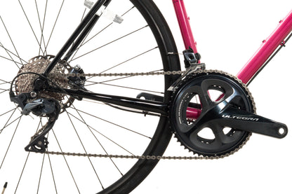 USED All-City Zig Zag Ultegra Sour Cherry Seltzer Steel Road Bike 49cm 2x11 speed Carbon Fork