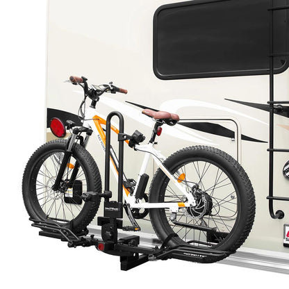 NEW Hollywood Racks HR1700, RV Rider, Hitch Mount Rack, 2'', Bikes: 2 - Fat / E-Bike / Long Wheel Base