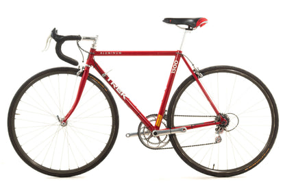USED Vintage 1990 Trek 1500 52cm Aluminum Road Bike Shimano 105 Red -AS IS