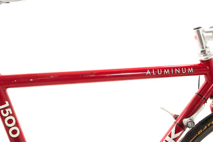 USED Vintage 1990 Trek 1500 52cm Aluminum Road Bike Shimano 105 Red -AS IS