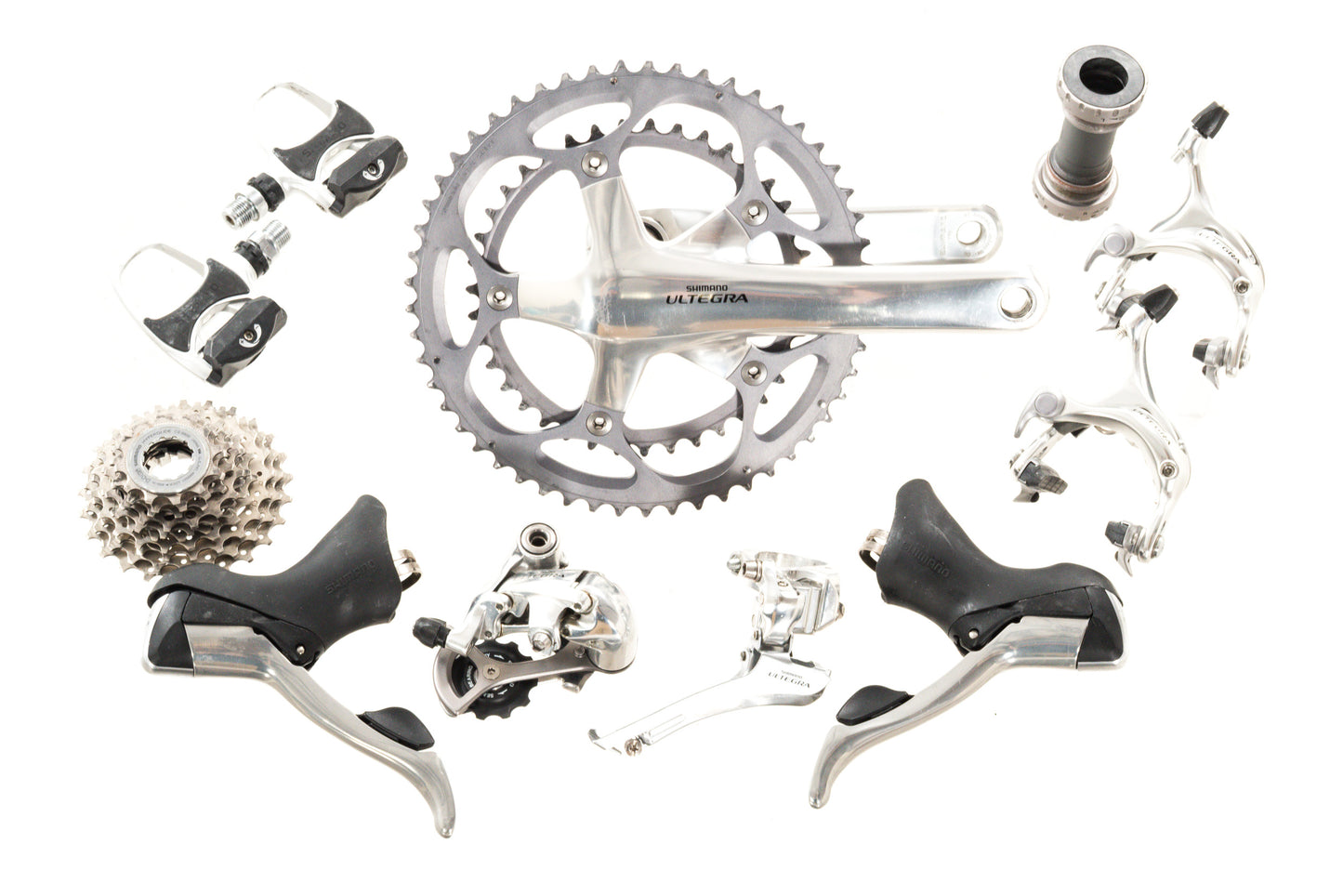 USED Shimano Ultegra 6600 2x10 speed Road Bike Groupset 170mm 53/39T Crank Rim Brake