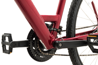USED 2021 Trek Verve 2 Disc Step Thru X-Large Hybrid Bike Shimano 3x8 Red