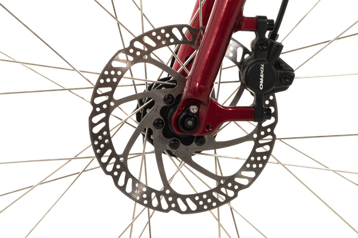 USED 2021 Trek Verve 2 Disc Step Thru X-Large Hybrid Bike Shimano 3x8 Red