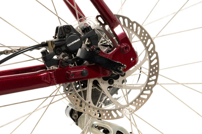 USED 2021 Trek Verve 2 Disc Step Thru X-Large Hybrid Bike Shimano 3x8 Red