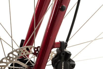 USED 2021 Trek Verve 2 Disc Step Thru X-Large Hybrid Bike Shimano 3x8 Red