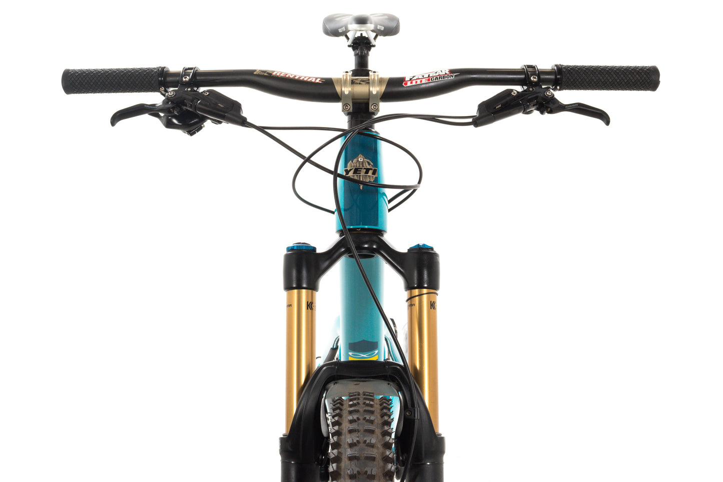 USED 2018 Yeti SB 5.5 Turq Carbon X-Large Full Suspension MTB SRAM X0 Eagle 1x12 Speed