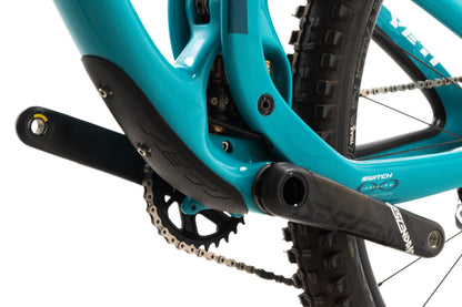 USED 2018 Yeti SB 5.5 Turq Carbon X-Large Full Suspension MTB SRAM X0 Eagle 1x12 Speed
